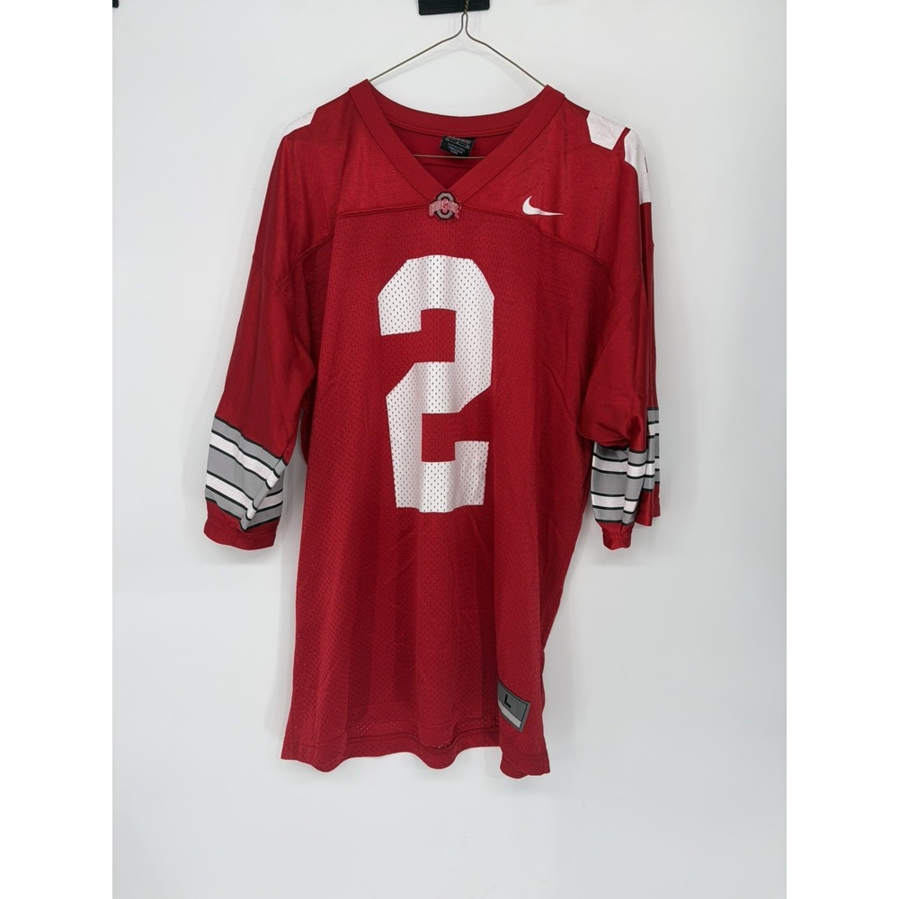 Vintage Nike Ohio State Buckeyes #2 NCAA FOOTBALL Jersey Vtg College
